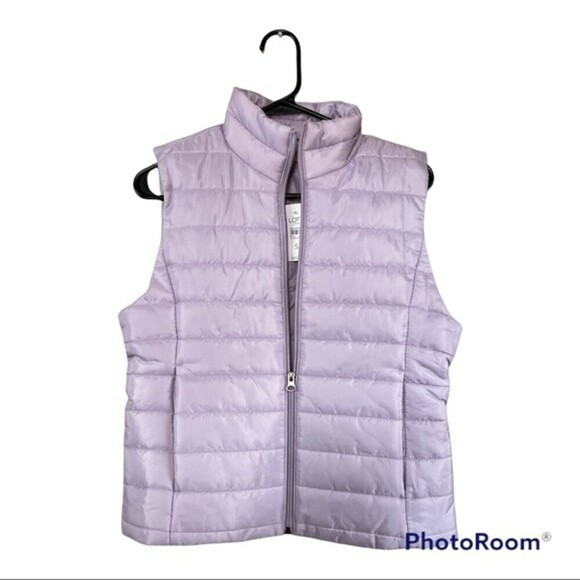 NWT Loft Puffer Vest - Jacket - Purple Women’s Size Small - Picture 1 of 7